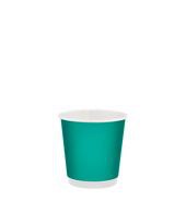 Стакан двостінний 250мл SOFT TOUCH Green-Blue 25шт/уп 